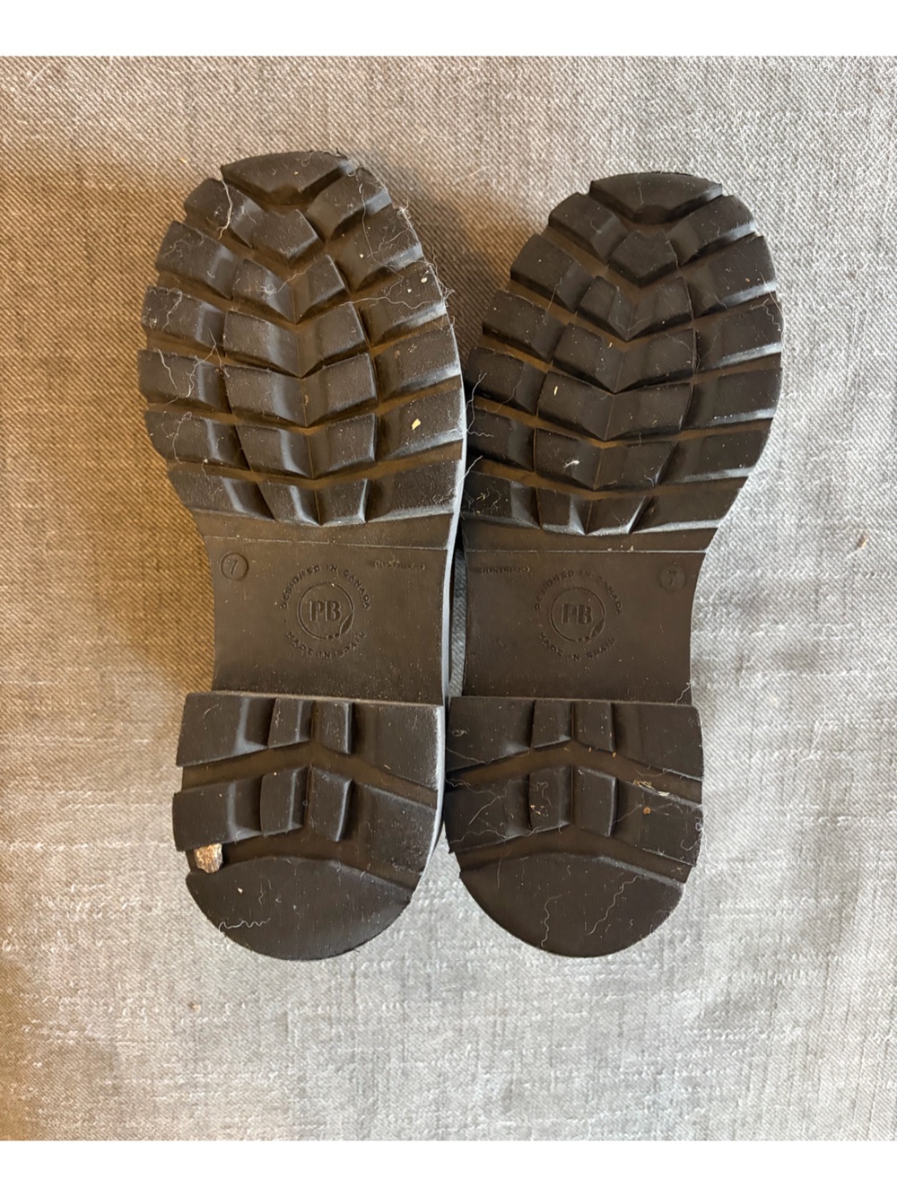 Poppy Barley Lug Mule Taupe - Picture 5 of 5